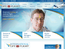 Tablet Screenshot of ilifeflight.com